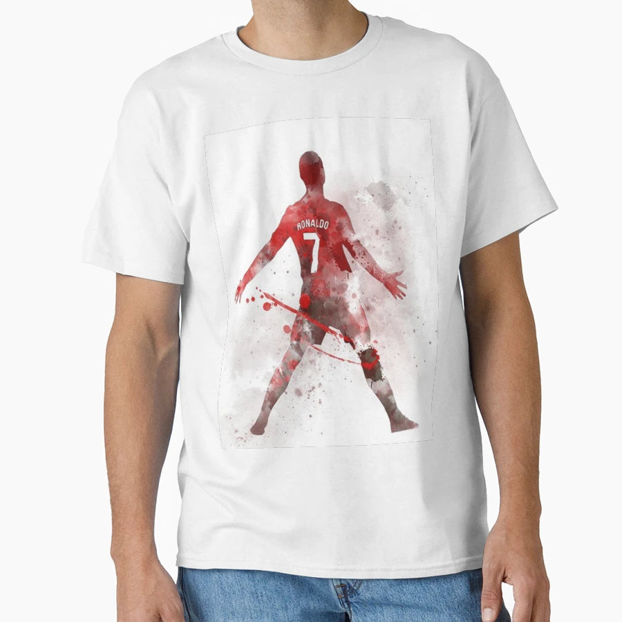 Cristiano Ronaldo T-Shirt - Minimalist Print Men Women - T-Shirt, Sweatshirt, Hoodie