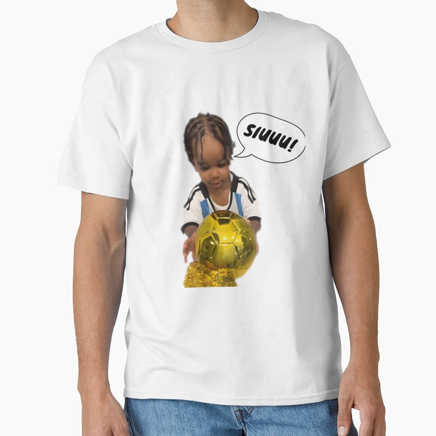 Broski Meme Golden Ball Siuuu T-Shirt - Fun Novelty Design Unisex - T-Shirt, Sweatshirt, Hoodie