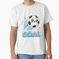 Kawaii Soccer Ball Goal Anime T-Shirt - Casual Everyday Wear for Adults - T-Shirt, Sweatshirt, Hoodie