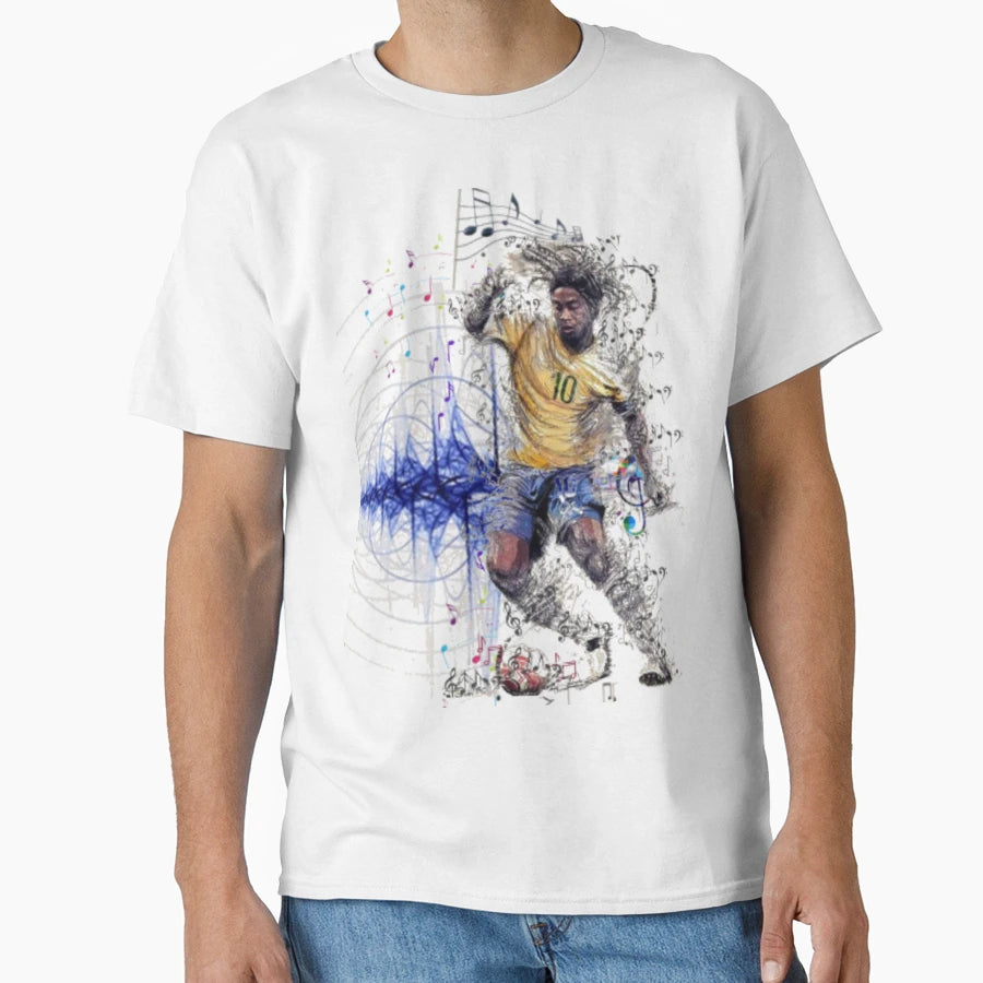 Football Playmaker Ronaldinho T-Shirt - Novelty Apparel Men Women - T-Shirt, Sweatshirt, Hoodie