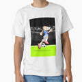 Soccer Player Running Ball T-Shirt - Novelty Apparel Men Women - T-Shirt, Sweatshirt, Hoodie