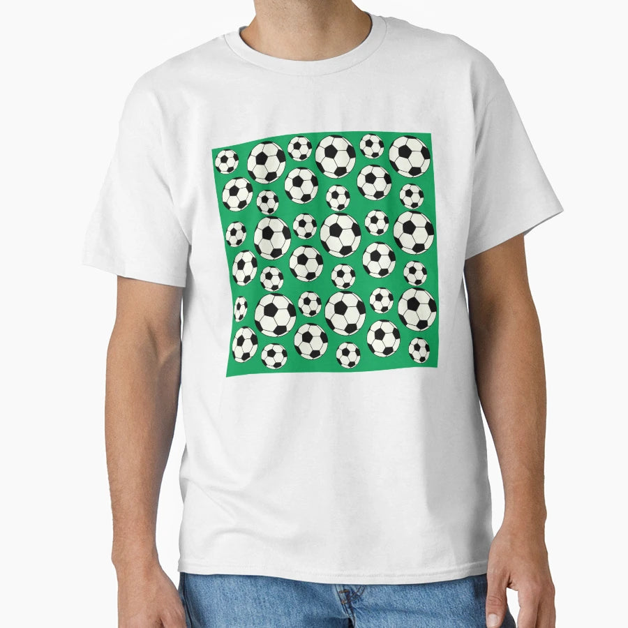 Football Soccer Balls Theme Gifts Gamer T-Shirt - Streetwear Style Unisex - T-Shirt, Sweatshirt, Hoodie