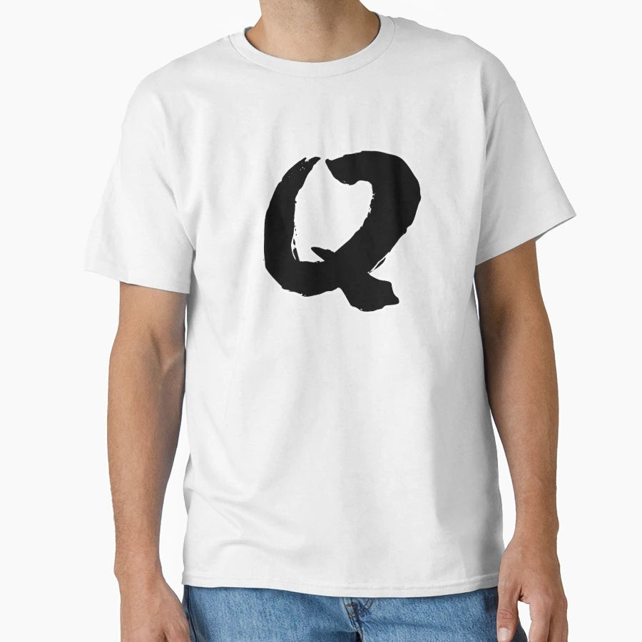 Q Slogan Handwriting Text T-Shirt - Fun Novelty Design Men Women - T-Shirt, Sweatshirt, Hoodie