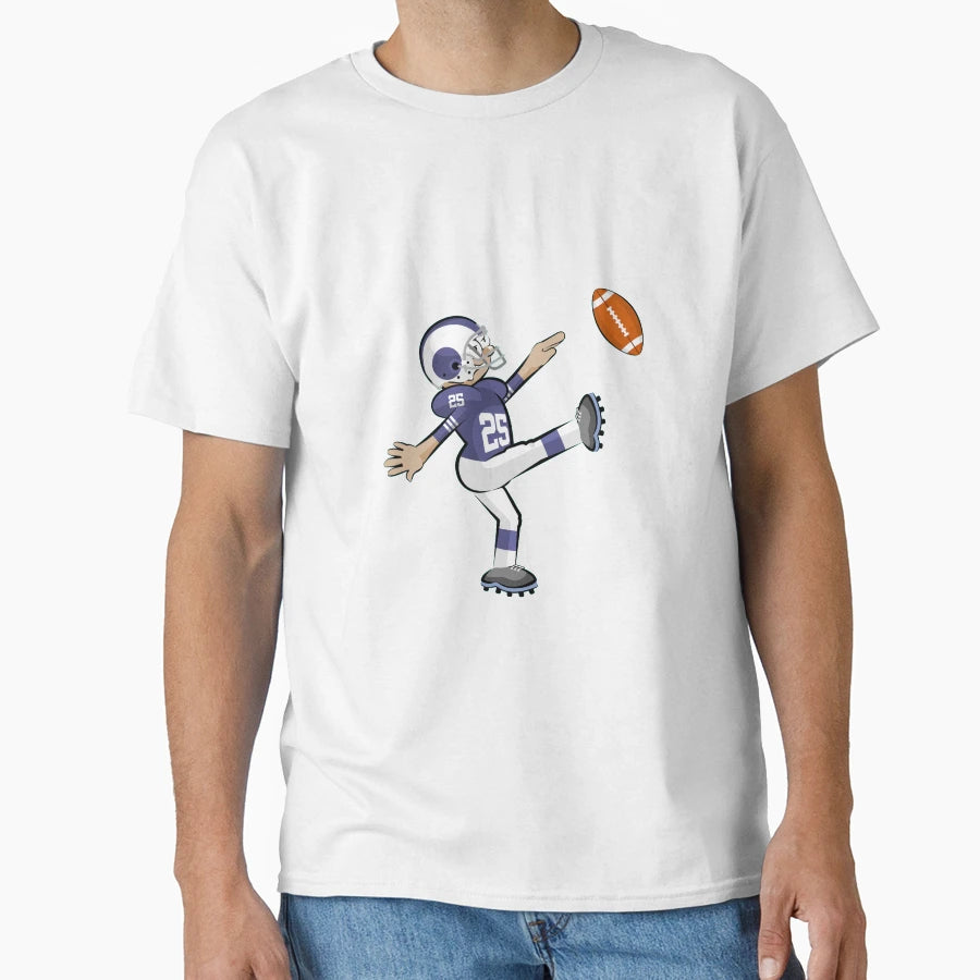American Football Cartoon 23 41 T-Shirt - Custom Art Print Unisex - T-Shirt, Sweatshirt, Hoodie