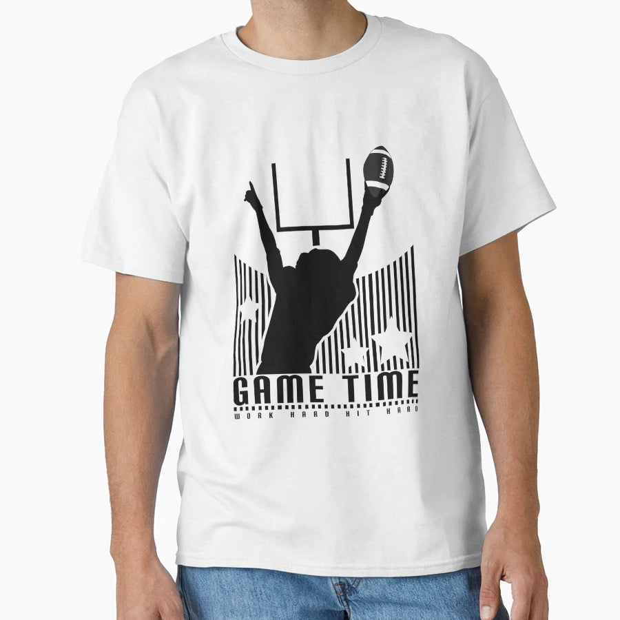 Game Time Football Green T-Shirt - Novelty Apparel Men Women - T-Shirt, Sweatshirt, Hoodie