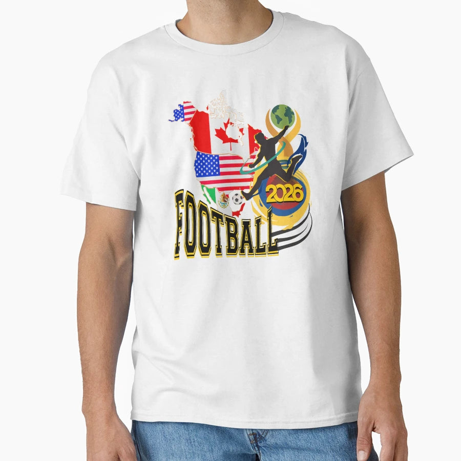Football Spirit 2026 T-Shirt - Trendy Graphic Men Women - T-Shirt, Sweatshirt, Hoodie
