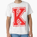 Big Red Letter K T-Shirt - Fun Novelty Design for Adults - T-Shirt, Sweatshirt, Hoodie