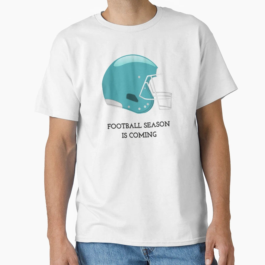 Football Season Is Coming T-Shirt - Minimalist Print for Adults - T-Shirt, Sweatshirt, Hoodie