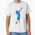 Soccer Player 05 Watercolor T-Shirt - Unique Graphic for Adults - T-Shirt, Sweatshirt, Hoodie