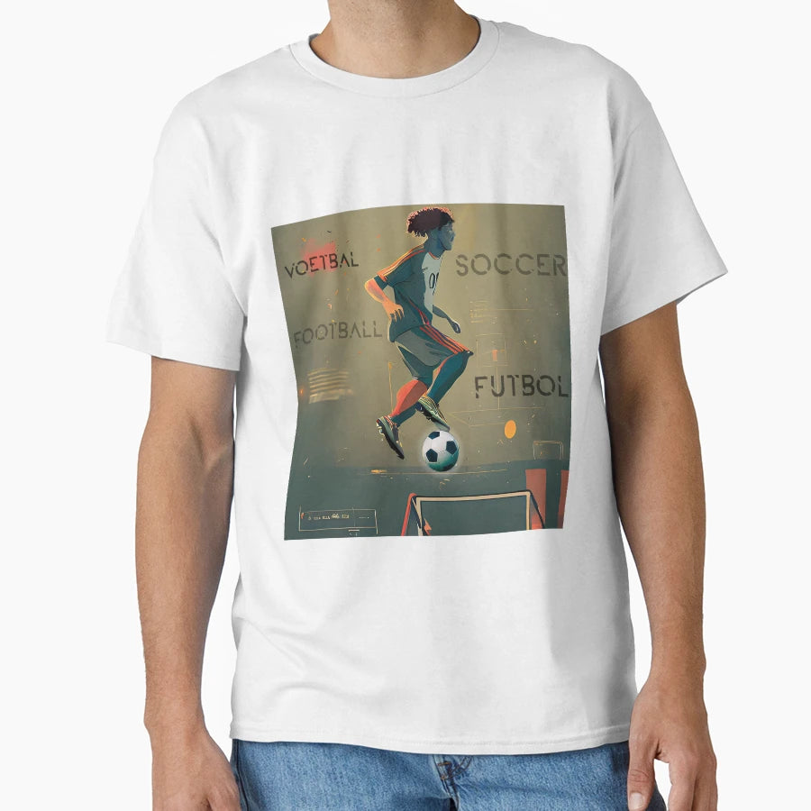 Futbol Soccer T-Shirt - Novelty Apparel Men Women - T-Shirt, Sweatshirt, Hoodie