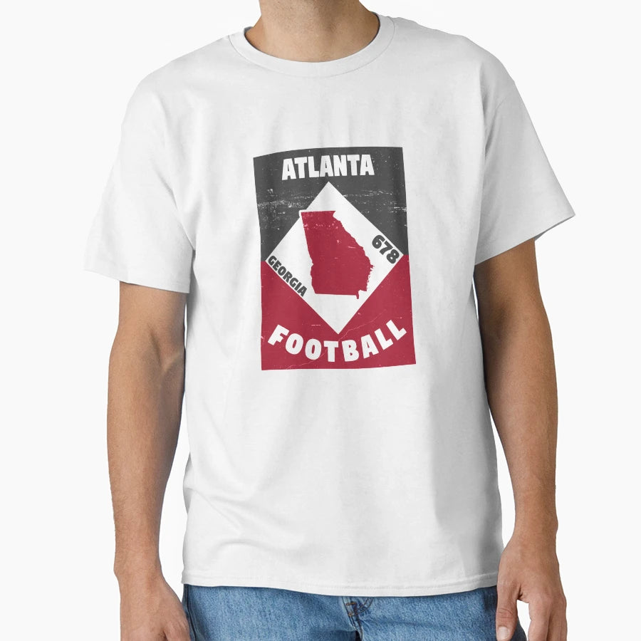 Atlanta Football T-Shirt - Aesthetic Graphic Unisex - T-Shirt, Sweatshirt, Hoodie