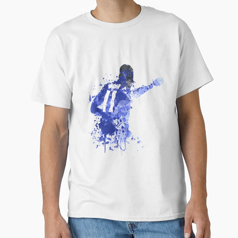 Didier Drogba Chelsea Legend Art T-Shirt - Unique Graphic for Adults - T-Shirt, Sweatshirt, Hoodie