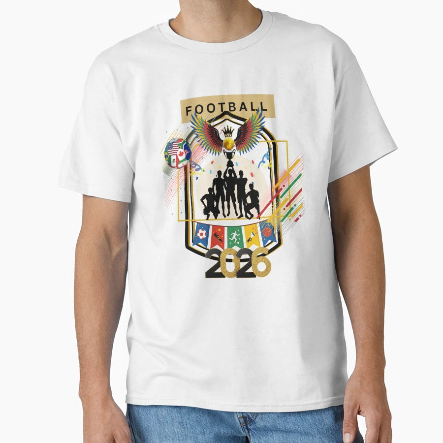 World Football 2026 T-Shirt - Custom Art Print Men Women - T-Shirt, Sweatshirt, Hoodie