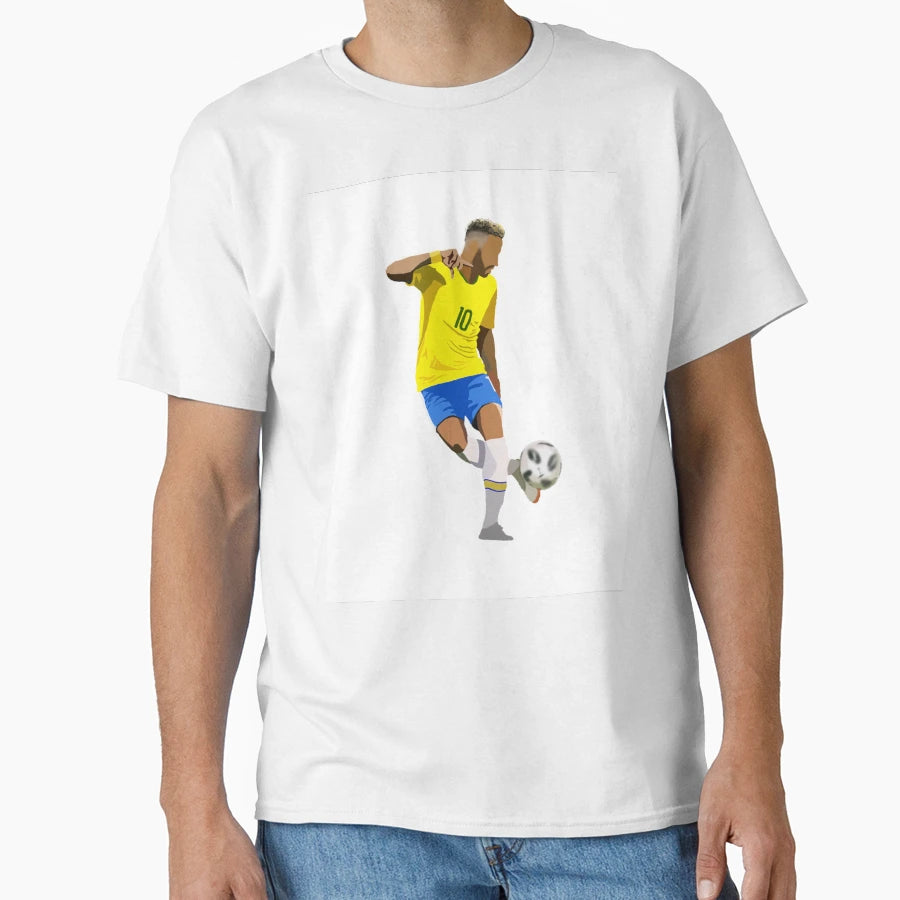 Neymar Jr Brazil T-Shirt - Casual Everyday Wear for Adults - T-Shirt, Sweatshirt, Hoodie