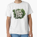 Good Vibes Only Tropical Aesthetic 3D Typography by - Adult & Kids T-Shirts, Sweatshirts & Hoodies apparel design preview 1
