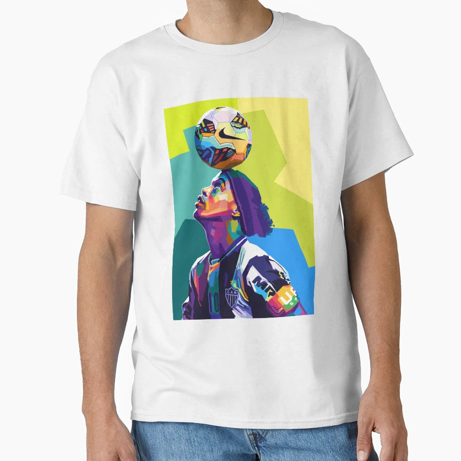 Ronaldinho Wpap Art T-Shirt - Streetwear Style Unisex - T-Shirt, Sweatshirt, Hoodie
