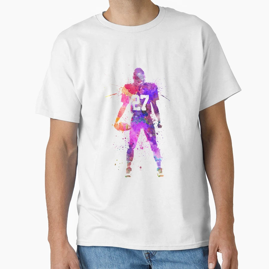 Quarterback American Football Player T-Shirt - Minimalist Print Men Women - T-Shirt, Sweatshirt, Hoodie