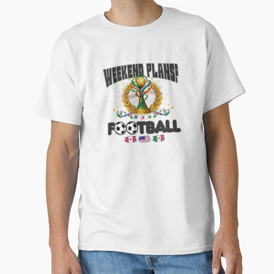 Weekend Plans Football T-Shirt - Graphic Print for Adults - T-Shirt, Sweatshirt, Hoodie