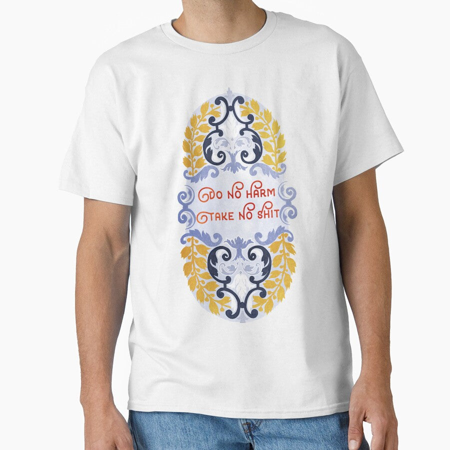 Do No Harm, Take Shit by fabfeminist - Adult & Kids T-Shirts, Sweatshirts & Hoodies apparel design preview 1