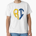 Rhode Island State Abbreviation T-Shirt - Minimalist Print Men Women - T-Shirt, Sweatshirt, Hoodie