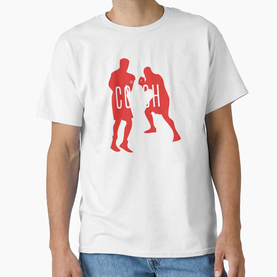 Best Boxing Coach Ring Sports Mentor Gift T-Shirt - Minimalist Print Unisex - T-Shirt, Sweatshirt, Hoodie