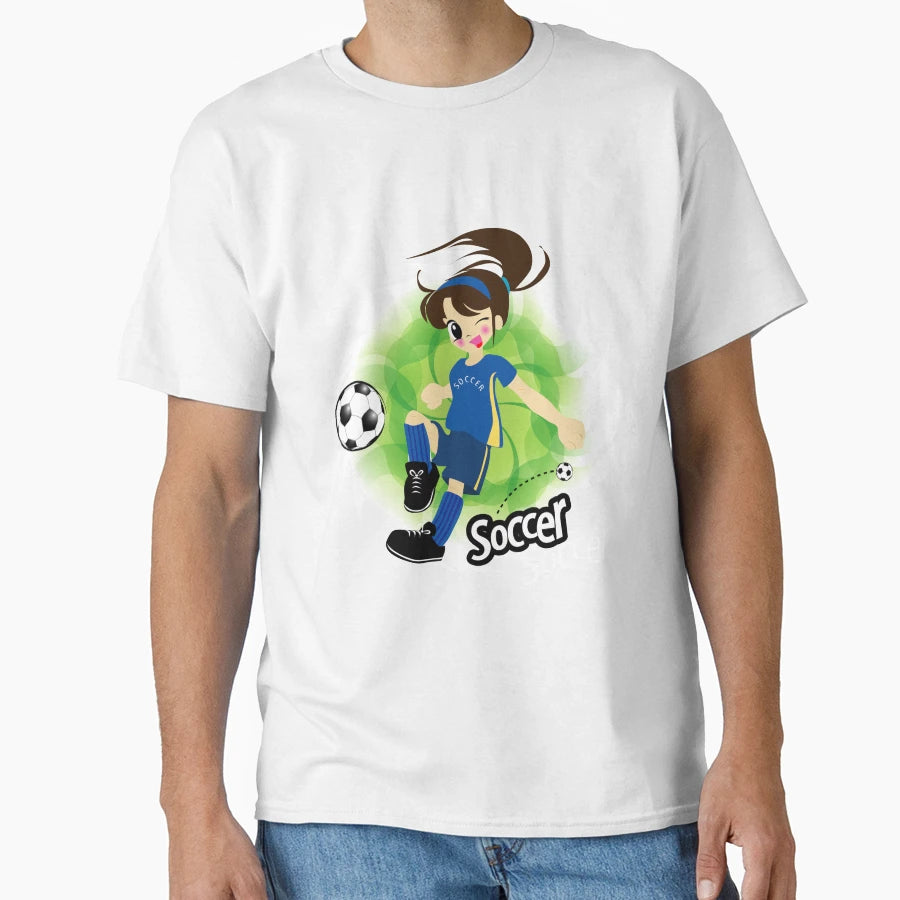 Soccer T-Shirt - Custom Art Print for Adults - T-Shirt, Sweatshirt, Hoodie