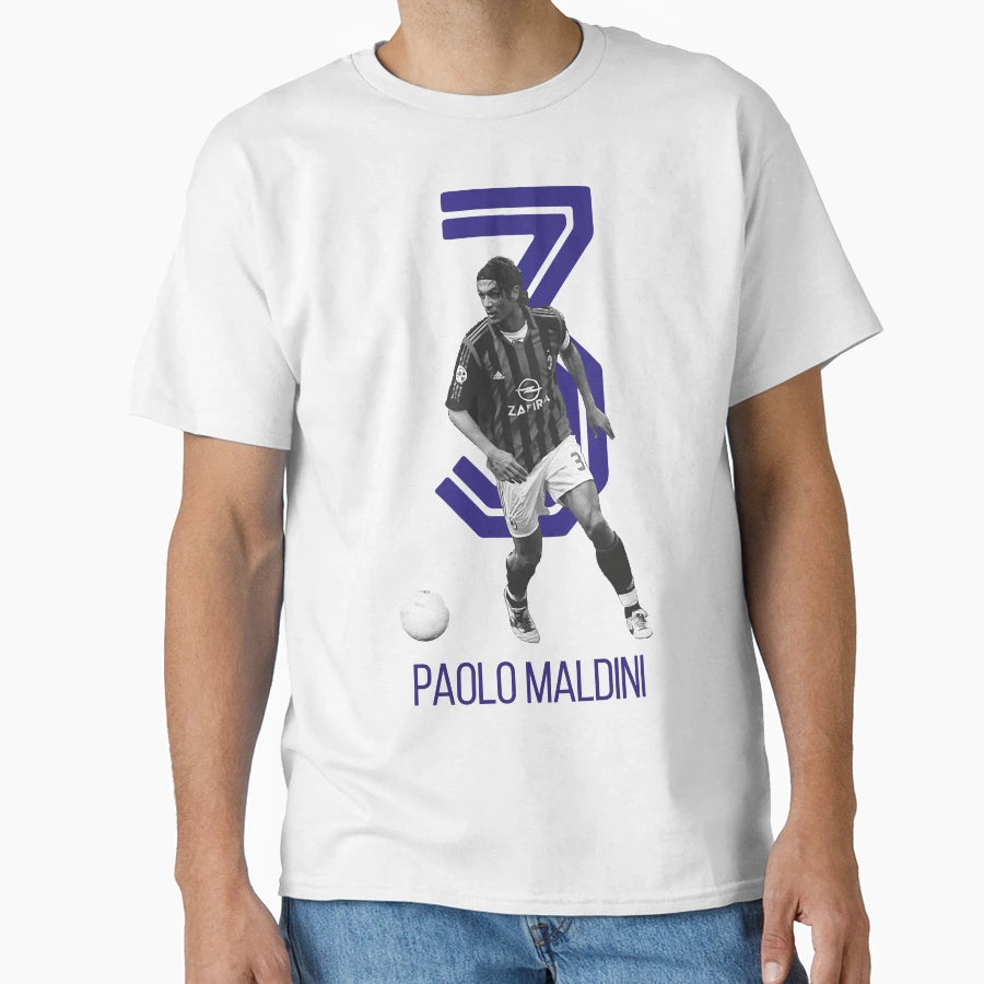 Paolo Maldini T-Shirt - Minimalist Print Men Women - T-Shirt, Sweatshirt, Hoodie