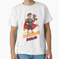 Superdad Squad Heroic Cartoon T-Shirt - Fun Novelty Design for Adults - T-Shirt, Sweatshirt, Hoodie
