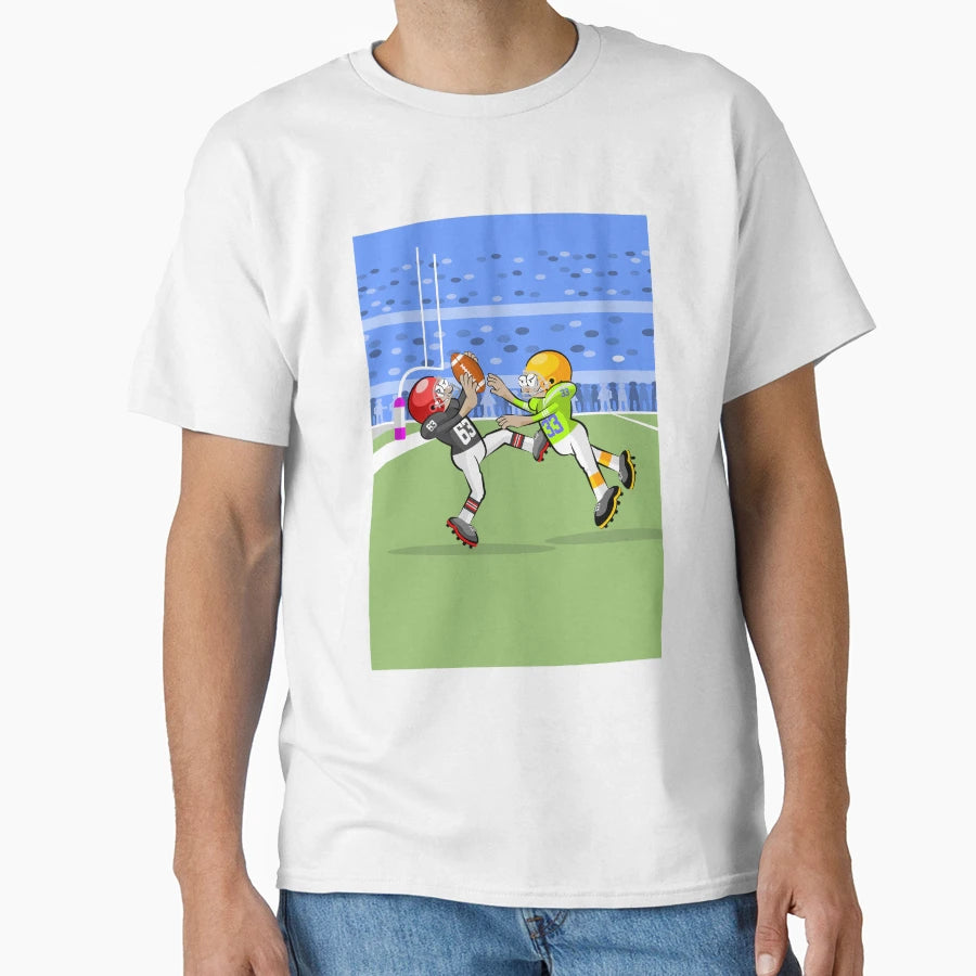 American Football Player Stays Ball T-Shirt - Streetwear Style Unisex - T-Shirt, Sweatshirt, Hoodie