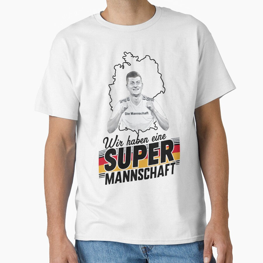 Cheer for Die Mannschaft and Toni Kroos by - Adult & Kids T-Shirts, Sweatshirts & Hoodies apparel design preview 1