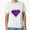 Hero Heroine Superhero Initials Z T-Shirt - Custom Art Print Men Women - T-Shirt, Sweatshirt, Hoodie