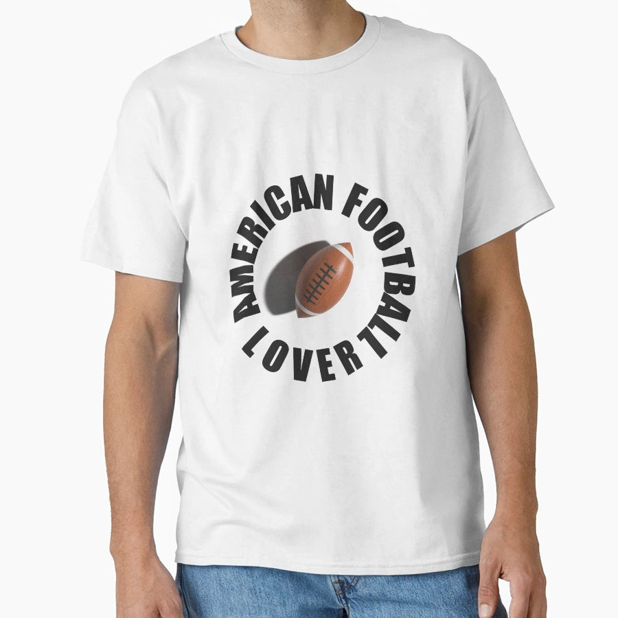 American Football Lover T-Shirt - Minimalist Print Men Women - T-Shirt, Sweatshirt, Hoodie