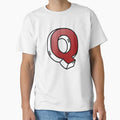 Letter Q T-Shirt - Graphic Print for Adults - T-Shirt, Sweatshirt, Hoodie