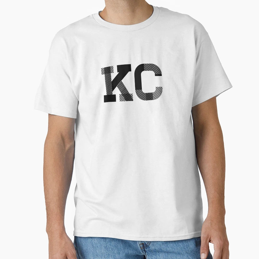 Kansas City Missouri Kc Letters T-Shirt - Minimalist Print Unisex - T-Shirt, Sweatshirt, Hoodie