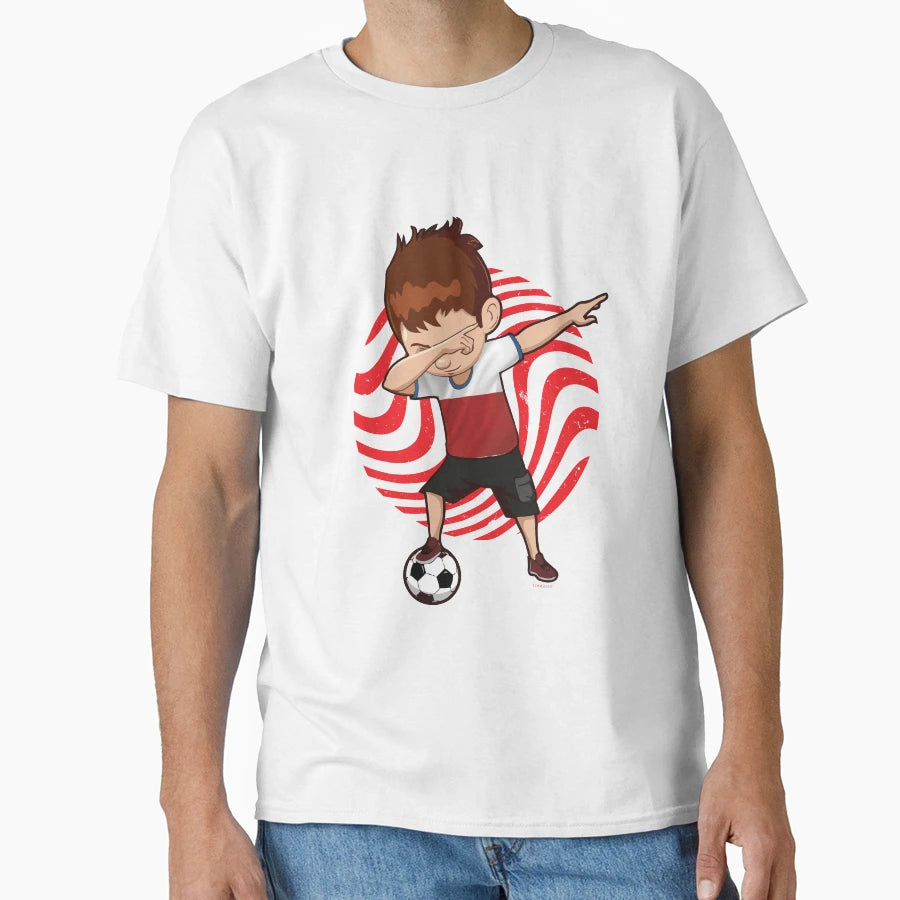 Football Soccer Dab Poland T-Shirt - Aesthetic Graphic Men Women - T-Shirt, Sweatshirt, Hoodie