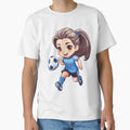 Happy Playing Football Blue Team T-Shirt - Streetwear Style Men Women - T-Shirt, Sweatshirt, Hoodie