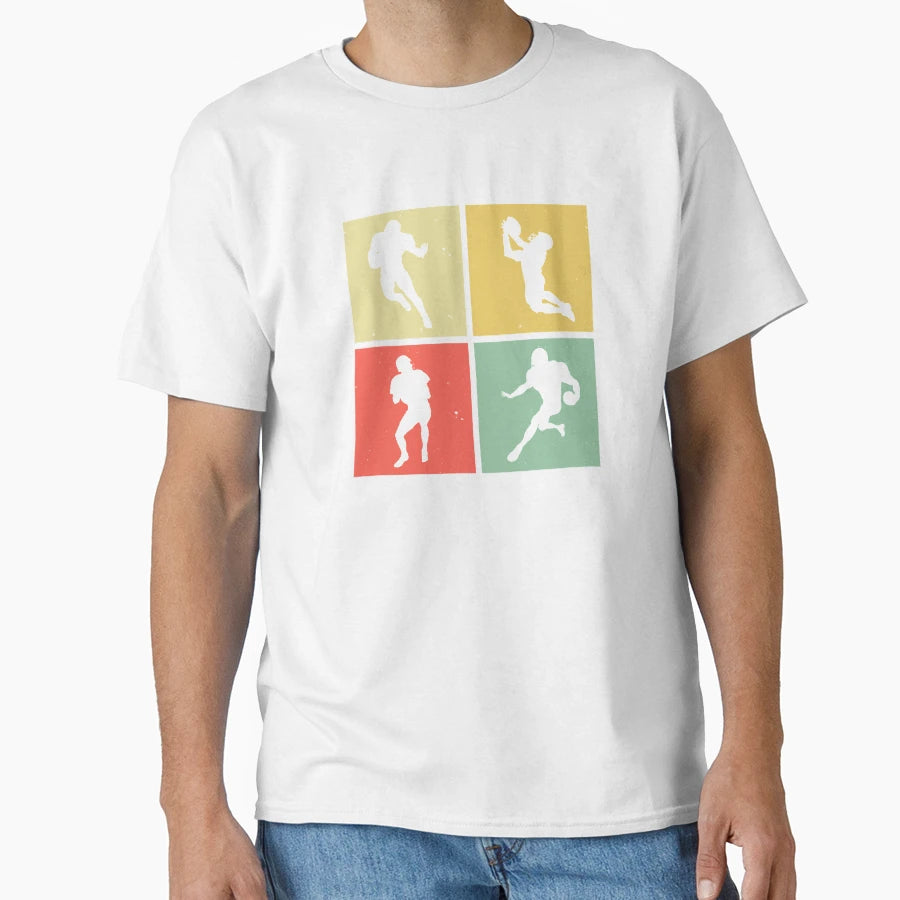 American Football Or Rugby T-Shirt - Aesthetic Graphic Men Women - T-Shirt, Sweatshirt, Hoodie