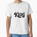 Majestic KING Typography by Minimal_Designs - Adult & Kids T-Shirts, Sweatshirts & Hoodies apparel design preview 1
