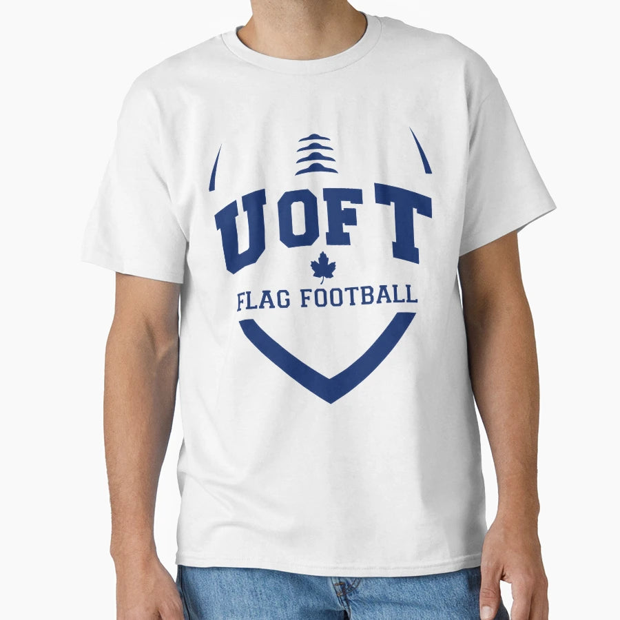 Uoft Womens Flag Football Logo T-Shirt - Unique Graphic Unisex - T-Shirt, Sweatshirt, Hoodie