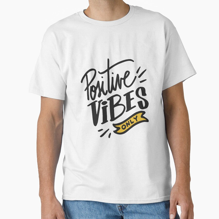 POSITIVE VIBES ONLY by tbaer27 - Adult & Kids T-Shirts, Sweatshirts & Hoodies apparel design preview 1