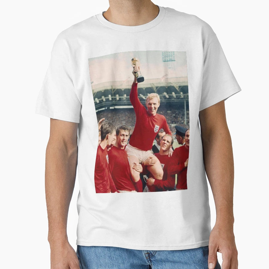 Bobby Moore 1966 T-Shirt - Custom Art Print Unisex - T-Shirt, Sweatshirt, Hoodie