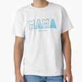 Mama Est 2024 Mama Blue T-Shirt - Trendy Graphic Unisex - T-Shirt, Sweatshirt, Hoodie