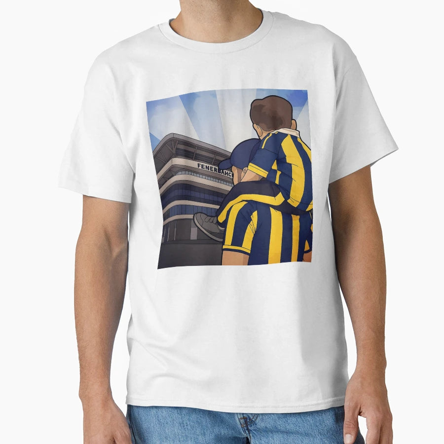 Born Yellow And Blue Fener Forever T-Shirt - Graphic Print for Adults - T-Shirt, Sweatshirt, Hoodie