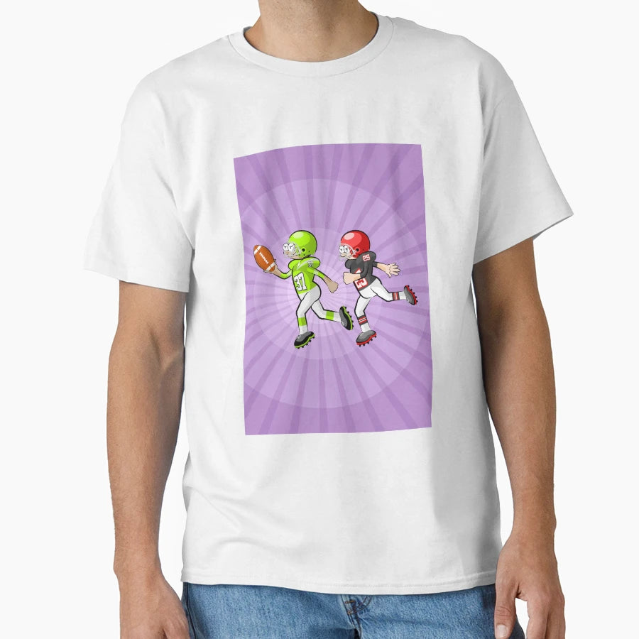 American Football Player Pursued T-Shirt - Graphic Print for Adults - T-Shirt, Sweatshirt, Hoodie