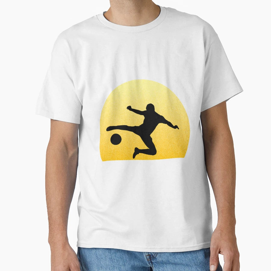 Footballer T-Shirt - Aesthetic Graphic Men Women - T-Shirt, Sweatshirt, Hoodie
