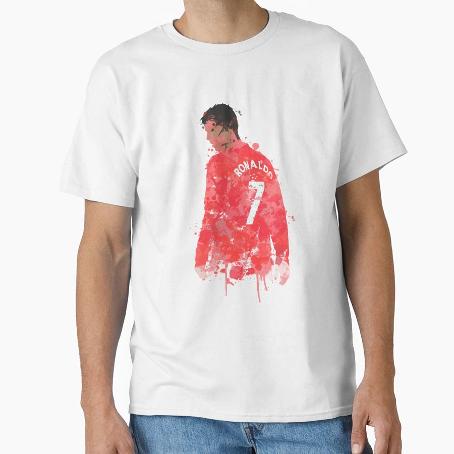 Cristiano Ronaldo Manchester United T-Shirt - Trendy Graphic Men Women - T-Shirt, Sweatshirt, Hoodie