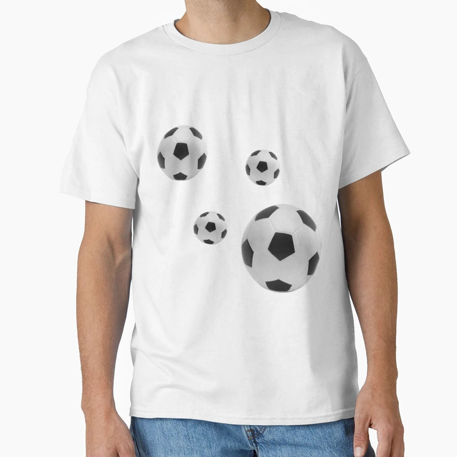 Soccer Balls T-Shirt - Custom Art Print Men Women - T-Shirt, Sweatshirt, Hoodie