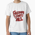 Freedom For All Bold Statement by Khadigadesings - Adult & Kids T-Shirts, Sweatshirts & Hoodies apparel design preview 1