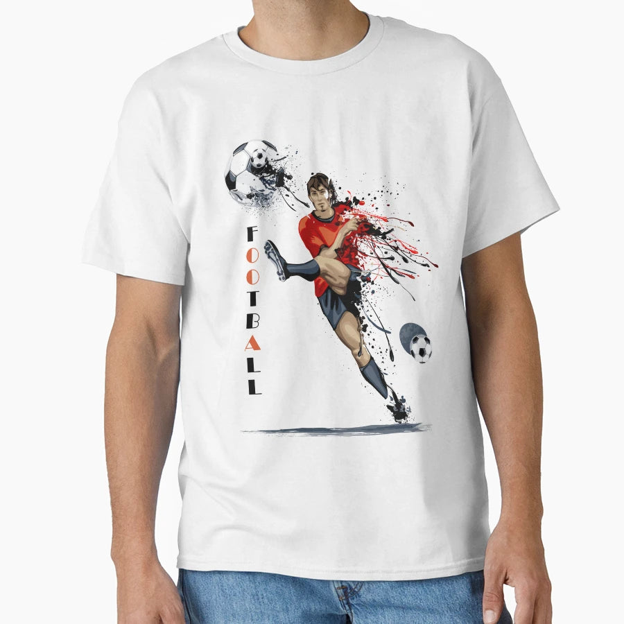 Football T-Shirt - Aesthetic Graphic Unisex - T-Shirt, Sweatshirt, Hoodie
