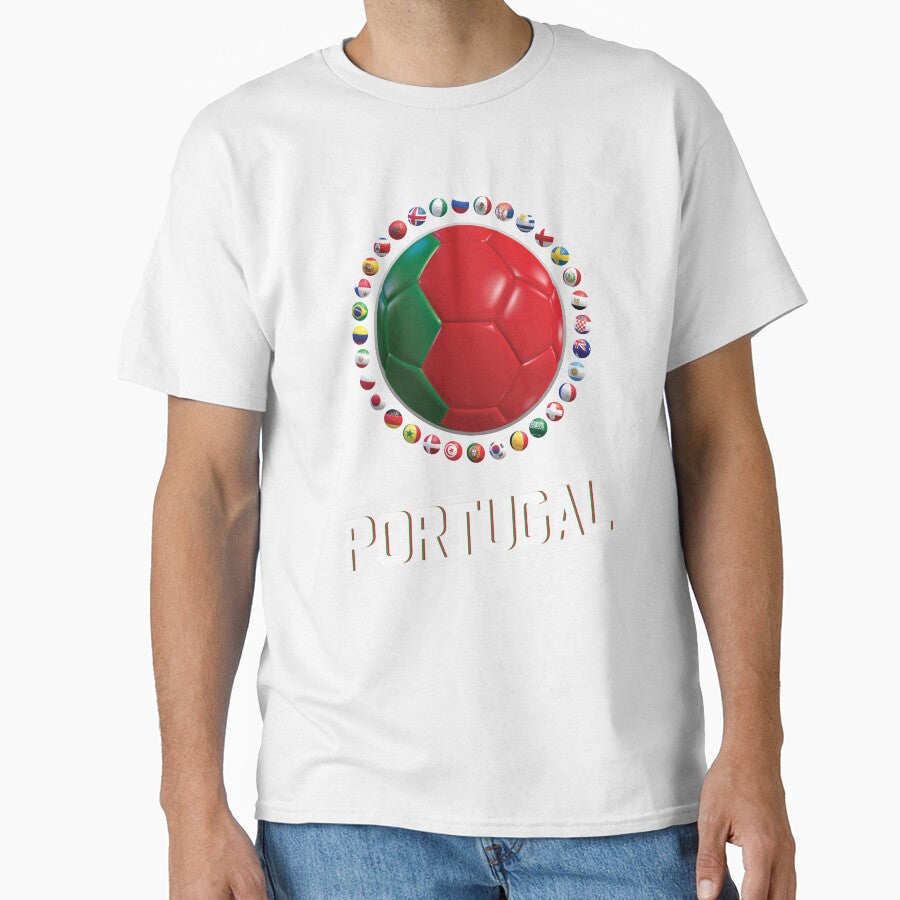 Portugal World Football Championship by m. i. - Adult & Kids T-Shirts, Sweatshirts & Hoodies apparel design preview 1